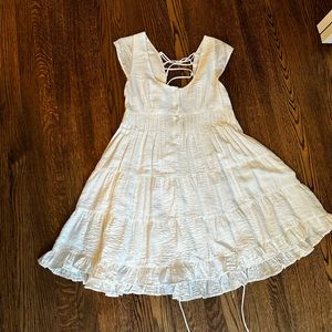 White babydoll dress